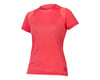 Image 1 for Endura Women's SingleTrack Short Sleeve Jersey (Punch Pink) (S)